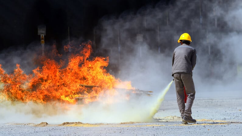 basic fire fighting training